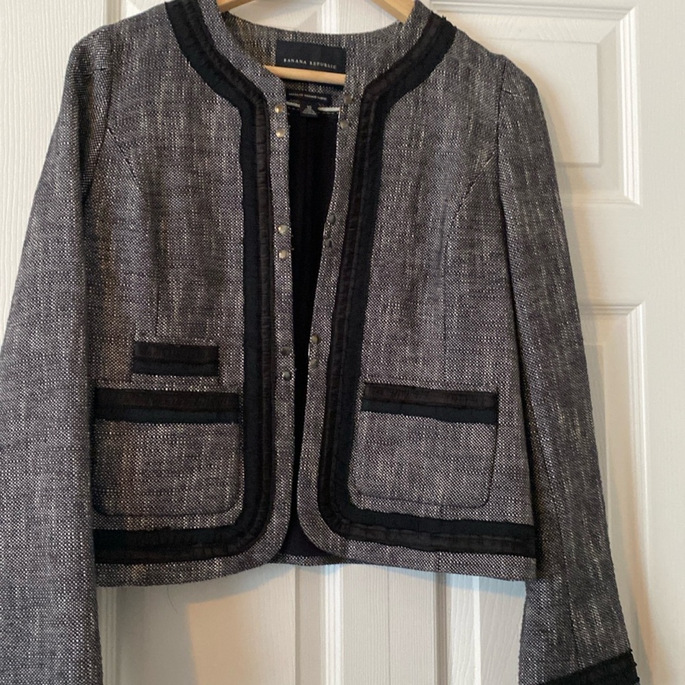 Banana Republic Tweed Suit Jacket